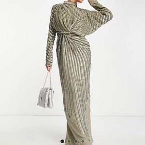 ASOS embellished maxi dress